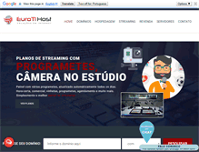 Tablet Screenshot of eurotihost.com.br